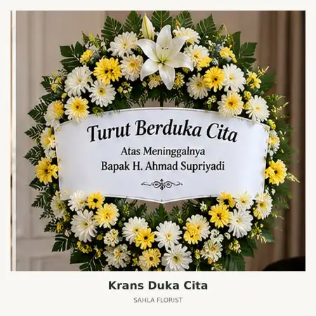 Krans Bunga Duka Taktakan